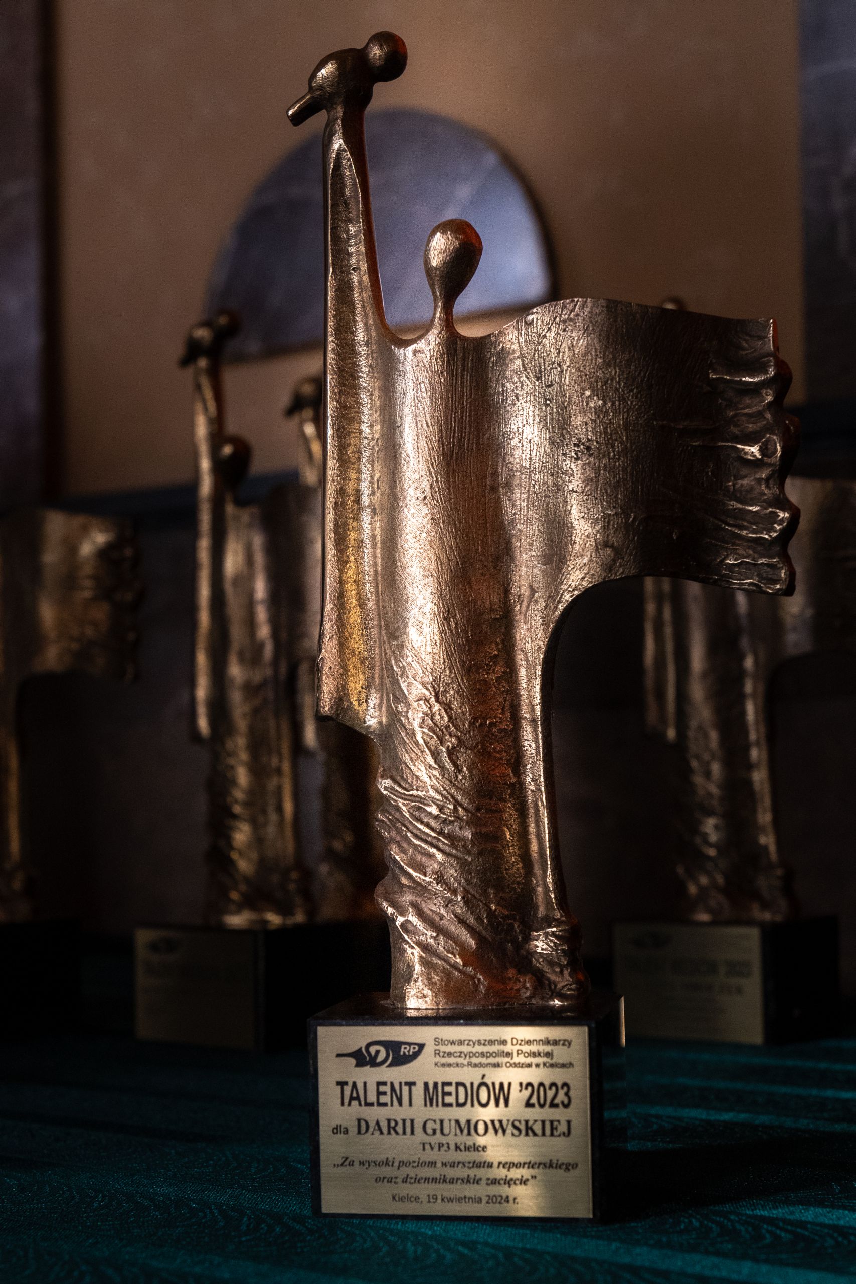 Katedra Dziennikarstwa i Komunikacji Społecznej DSC01594-scaled Dariia Gumowska wśród nagrodzonych Talentem Mediów 2023