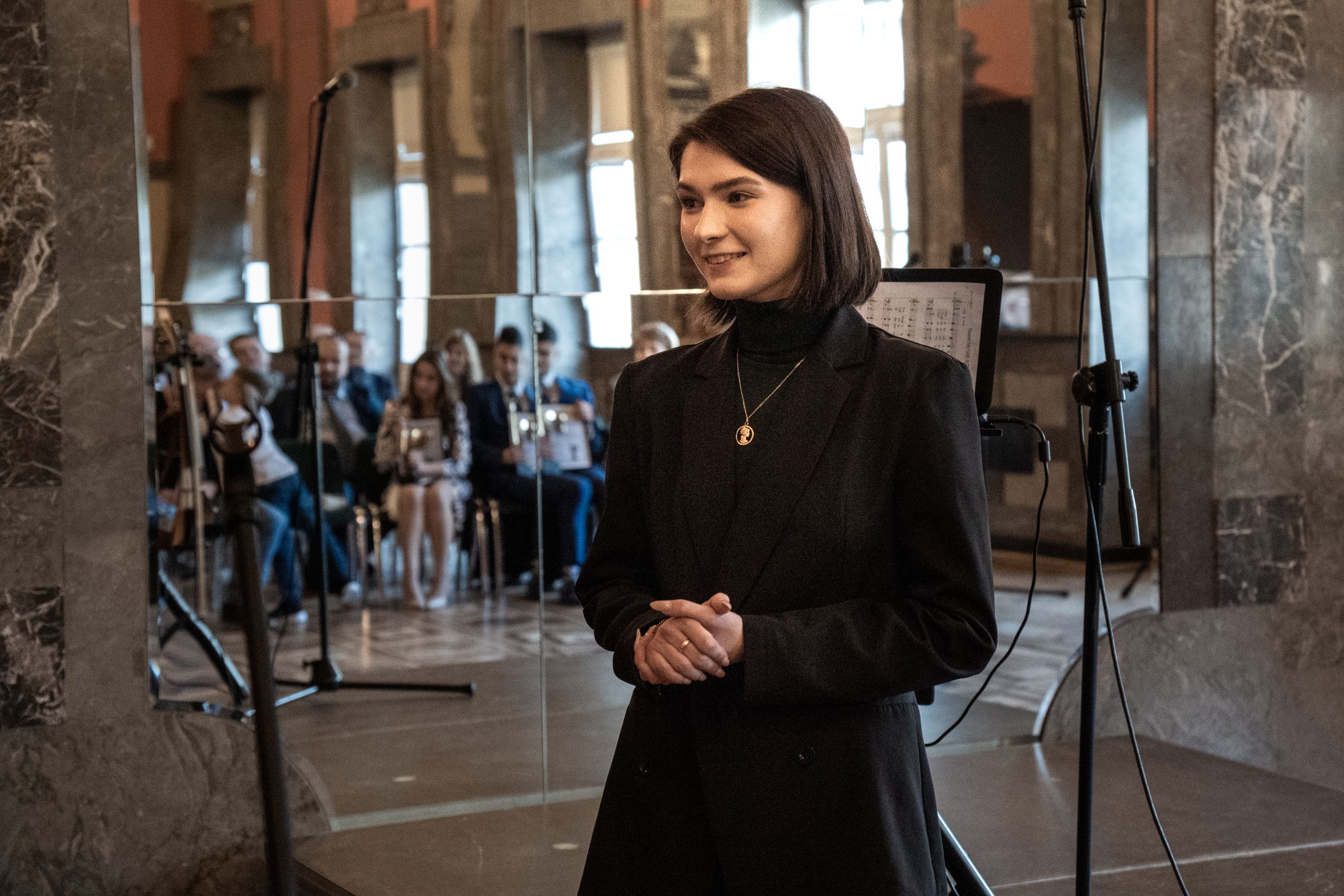 Katedra Dziennikarstwa i Komunikacji Społecznej DSC01624-scaled Dariia Gumowska wśród nagrodzonych Talentem Mediów 2023